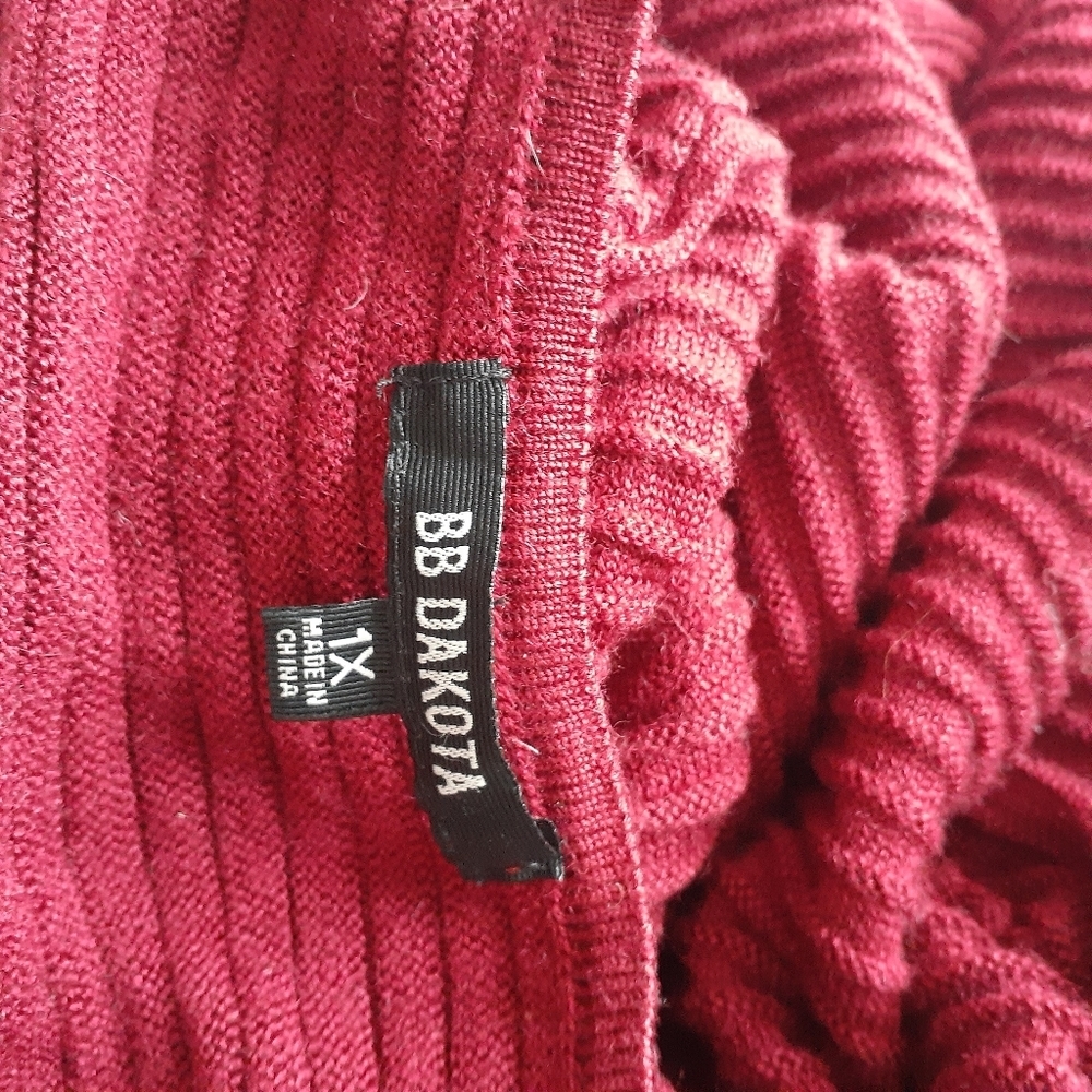 BB Dakota knitted red dress - Picture 9 of 9